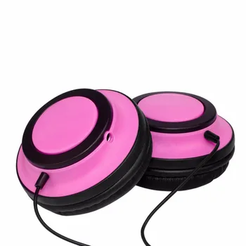 Fast Bluetooth Hovedtelefoner Hoved-Monteret Sammenklappelig Blinkende Lysende Kat Ear Stereo Gaming Headset Hovedtelefon LED-Lys Til Chirld