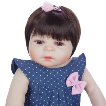 KEIUMI 2 Style Kan Choice19 Samling Reborn Baby Dolls Fuld Silikone Vinyl Boneca Reborn Dukke Legetøj Til Børn Fødselsdagsgave