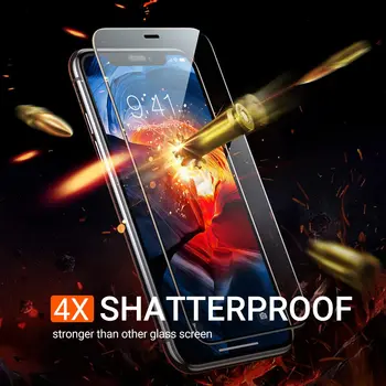 2STK er egnet til Iphone X screen protector 10D hærdet glas film HD film mobiltelefon tilbehør