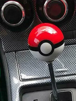 Bil Runde Bold Gear Shift Gear Knop Universel Løftestang For Pokemon PokeBall 96