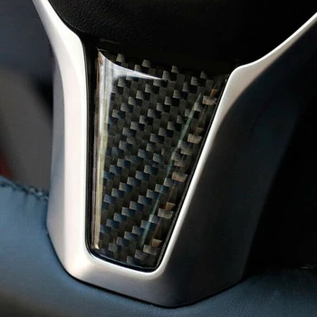 For Tesla-Model-S/X Bil Carbon Fiber Tesla S X Rat med kulfiber Klistermærker