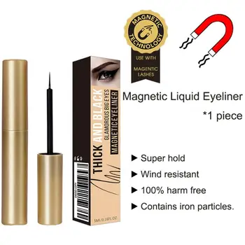 Ibcccndc Magnetiske Eyeliner Liquid Glat Varig Fysisk Vandtæt Øjenvipper Eyeliner Magnet Falske Vipper, Makeup Værktøj TSLM1