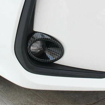 For Toyota Corolla Ralink 2019 2020 Bil kulfiber Front Tåge Lys Lampe Dække Trim Foglight Ramme,Tilbehør til 2 PC ' er