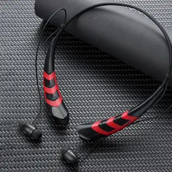 Bluetooth 5.1 Hovedtelefoner Stereo ABS Hals Hængende Trådløse Hovedtelefoner Øre Opløbet til Sport
