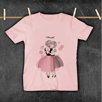 CDJLFH Sommeren Ballet Dronning Elsker Du Udskrive Baby Pige Tshirt Søde Drenge T-Shirts Plante Bærer Kawaii Kids T-Shirt Hyggelig Piger Tøj