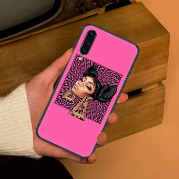 Rapper Nicki Minaj Sanger Phone case For Samsung Galaxy En 3 5 7 8 10 20 21 30 40 50 51 70 71 E S 2016 2018 4G-sort kunst kofanger
