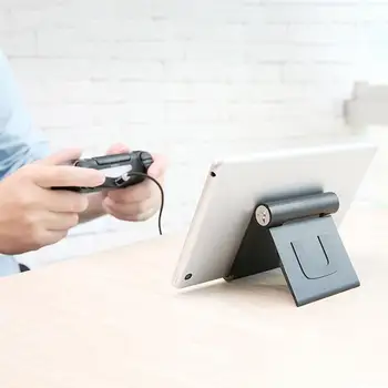 Universal Sammenklappelige Swivel Mount Phone Holder Holder Til Iphone Samsung Xiaomi Desktop Phone Holder Stand Beslag Bordet Til Ipad