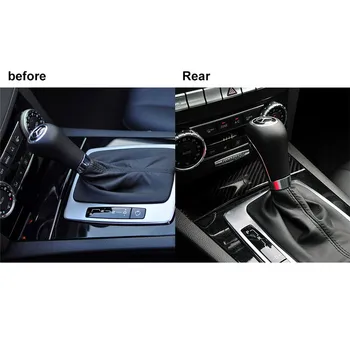 For Mercedes Benz W204 C 2007-2013 Bil Cigarettænder Trim Panel Dækker Decal Carbon Fiber Sticker Styling Tilbehør