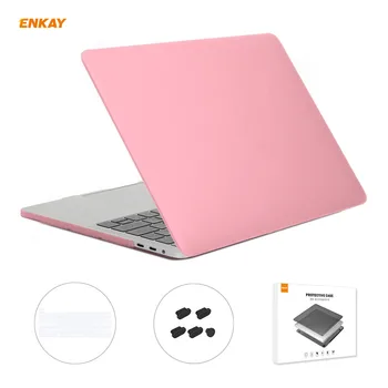 ENKAY A2141 EU Version 3 i 1 Mat Beskyttende cover med TPU Tastatur Film Anti-støv Stik til MacBook Pro 16.1 med Touch Bar