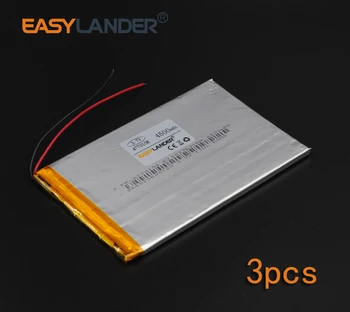 3pcs/Masse 3,7 V 4500mAh 4770108 Genopladeligt li-Polymer Li-ion Batteri Til Bluetooth Notebook Tablet PC-elektronik sikkerhed lampe