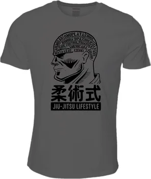 Brazilian Jiu Jitsu Gracie Team T-Shirt Kampsport Bjj Kæmper Rio Top Nye 2021 Mode Hot Mode Brand Koncert T-Shirts