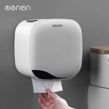 Toiletpapirholder Hånd papir kasse toilet toilet tissue box gratis stansning rulle papir rør pumpe papir toiletpapir box