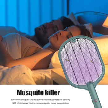 Elektrisk Insekt Ketcher Swatter USB-Genopladelige Led-Lys Mosquito Killer Sommeren Flyve-Swatter Fælde Hjem Fejl Insekt Ketcher
