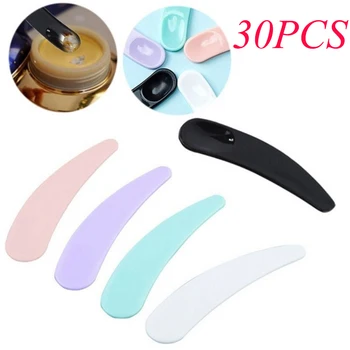 30stk Engangs Mini Kosmetiske Spatel Scoop Kosmetiske Maske af Plast Ske Eye Cream Stick Skønhed Tool Kits
