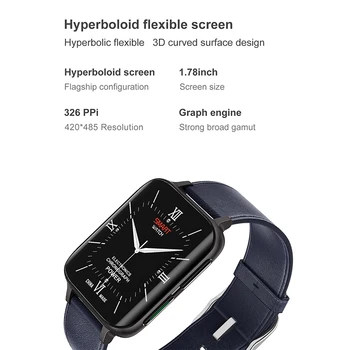 DT93 Smartwatch Mænd 1.78 tommer Bluetooth Opkald EKG-420*485 Brugerdefinerede Se Ansigt puls Fitness Tracker PK W46 FK88 Smart Ur