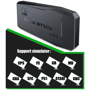 Video Game Konsoller 4K HD-2,4 G Wireless 10000 Spil Mini Retro Klassiske Spil Gamepads TV-Family Controller Til PS1/GBA/MD Hot