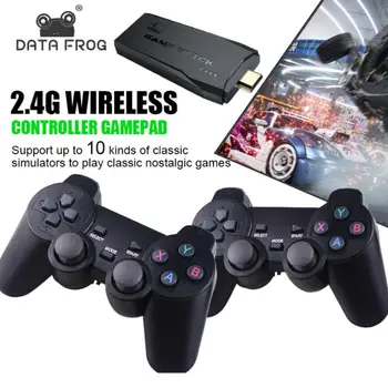 Video Game Konsoller 4K HD-2,4 G Wireless 10000 Spil Mini Retro Klassiske Spil Gamepads TV-Family Controller Til PS1/GBA/MD Hot
