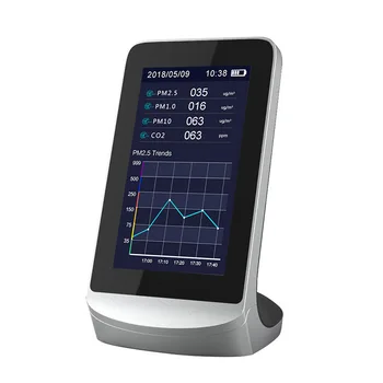 DM72B WIFI Multi-Funktion Air Quality Monitor WIFI oprette Forbindelse til Telefonen Analyzer Formaldehyd Detektor CO2-PM2.5 TVOC indendørs Hjem