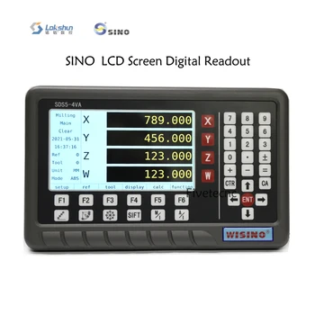 SINO SDS5-4VA Digital Display Meter 4 Akse 5 Akser LCD-Skærmen Generelt Udlæsninger NC værktøjsmaskiner til Fræsning Drejebænk Grinder EDM Gnist