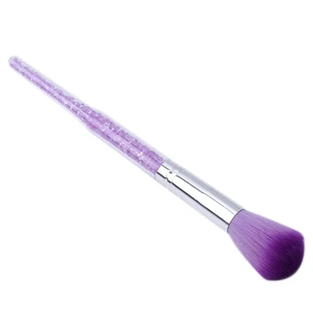 1stk Ansigt Makeup Brush Foundation Highlighter Bronzer Blush Powder Pink Blå Facial Skønhed Makeup Kosmetiske Værktøjer