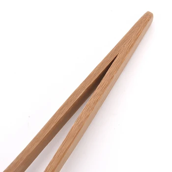 1STK Naturligt bambus Håndlavet Bambus Te Klip Buet Pincet Lige Kung Fu Te Tilbehør af Høj Kvalitet