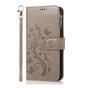 Luksus Flip taske Til Samsung Galaxy S10 Lite Læder Lynlås Kort Sag Samsung S10 S 10 Plus Stå Cover til Galaxy S10E S10 Etui