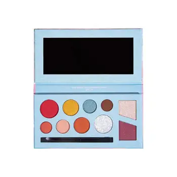 Nye 10-Eyeshadow Palette Perlemors Glimmer High-gloss Makeup, Naturlig Belysning Blush langvarig Vandtæt Kosmetik