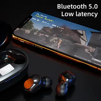 Eller Lenovo XT91 Ægte Trådløse Øretelefoner V5.0 Bluetooth Hovedtelefon 300mAh 4H Play Time Type-C Touch Kontrol Med Mic Original Hvid