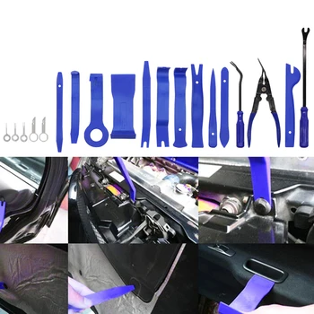 45PCS Bil Audio Reparation Værktøjer Trim Fjernelse Panel Dør Lyd Dashboard værktøjskasse DIY Auto Clip-Tænger Fastener Remover Tool Sæt