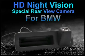 1080P Bane Spor Kuffert Håndtere Omvendt Bil bakkamera For BMW X1 X3 X4 X5 F30 F31 F34 F07 F10 E84 Bil Kamera