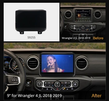 Ownice K7 6G+128G bilradioen til Jeep Wrangler 4 JL 2018 2019 android 10.0 støtte Interiør Atmosfære Lampe 360 4G LTE 1280*720