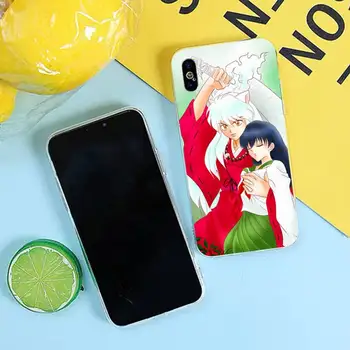 TOPLBPCS Animationsfilm Inuyasha Sesshoumaru Higurashi Kagome Phone Case for iPhone 8 7 6 6S Plus X 5S SE 2020 XR 11 12 pro XS ANTAL