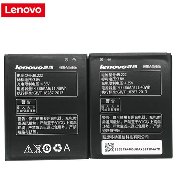 Nye Originale Batteri BL222 For Lenovo S660 S668T S 660 668T 3000mAh 3.8 v Høj Kvalitet Li-ion Mobiltelefon Batterier På lager