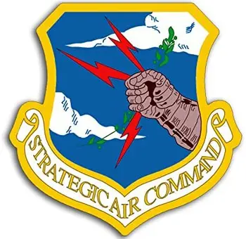 Amerikanske Vinyl Skjold Formet USAF Strategic Air Command Mærkat (air Force Militære)