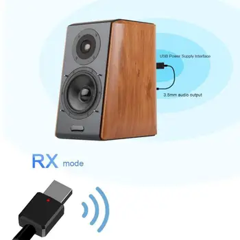 2in1 bluetooth-5.0 Audio Receiver Transmitter Trådløse Adapter Mini 3,5 mm AUX Stereo Bluetooth Senderen Til TV, PC Bil Højttaler