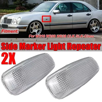 2stk Bil sidemarkeringslys Lampe Repeater Lys Indikator for Mercedes Benz W210 W208 W638 CLK SLK 2108200921