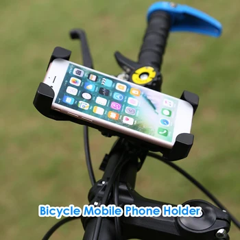 Motorcykel Cykel Telefon Holder Universal Motorcykel E-Cykel, Styr Smartphone Mount 4 Klo Stå Beslag til 3,5-7 inch Phone