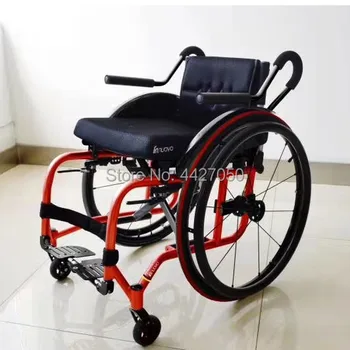 Gratis fragt på Sport kørestole handicappede hånd skubbe kørestol folde bærbare letvægts aluminium sport manual