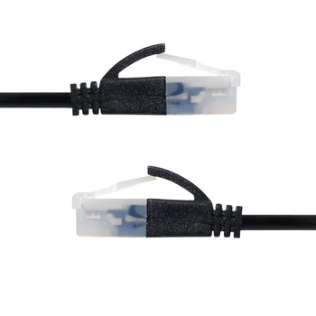 CYSM Ultra Slim Cat6 Ethernet Kabel RJ45-Lige Retning, TP netværkskabel Patch kabel Med 90 Graders Cat6a Lan til Bærbar