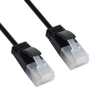 CYSM Ultra Slim Cat6 Ethernet Kabel RJ45-Lige Retning, TP netværkskabel Patch kabel Med 90 Graders Cat6a Lan til Bærbar