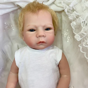 46cm fuld Silikone Simulering Reborn Baby Doll søde LittleSophia pige dreng bebe genfødt play house dukke gave kan bade