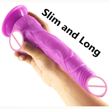 FAAK Lang dildo sugekop finger form sexlegetøj til kvinder, sexlegetøj butik mand falske pik kunstig penis kvinder onanere toy
