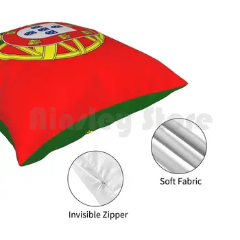 Portugal pudebetræk Trykt Hjem Bløde DIY Pude dække portugisiske Republik República Portuguesa Portugal Europa Flag