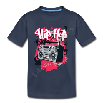 Hip Hop Ghettoblaster Kids T-Shirt 3D-Over Trykt Kids t-shirts Dreng Til Pige Sjove Dyr Sommeren Korte Ærmer 03
