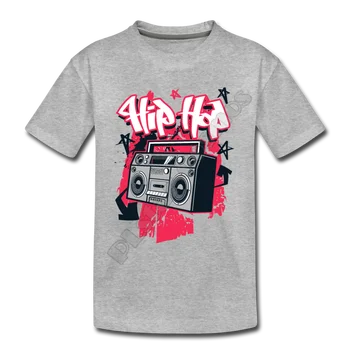 Hip Hop Ghettoblaster Kids T-Shirt 3D-Over Trykt Kids t-shirts Dreng Til Pige Sjove Dyr Sommeren Korte Ærmer 03