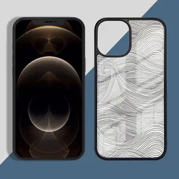 Træ korn art design geometri Telefonen Sagen PC til iPhone 11 12 pro XS MAX 8 7 6 6S Plus X 5S SE 2020 XR