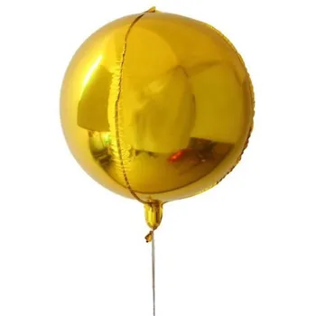 2/5pcs Rose Guld Sølv 4D Folie Balloner 10/18 Tommer Alu-Folie Ballon Bryllup Indretning Fødselsdag Part Dekorationer Helium Globos