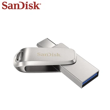 Sandisk USB-Flash-Drev, 32GB, 64GB 128GB Type-C OTG USB 3.1 DC4 Memory Stick 256 GB 512 GB Mini U Disk SDDDC4 Pendrive Høj Hastighed