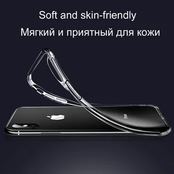 Stødsikkert Clear cover Til iPhone 12 11 Pro X XR XS Antal 11Pro 5 6 6S 7 8 Plus Mobiltelefon Dækning af Silicium Soft Shell Airbag Kofanger