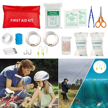 Offentlig Survival Kit Bærbare førstehjælp Turisme Udstyr til Camping Værktøjer Nødsituation Hiking Kit Fløjte Redde Taktiske Pen